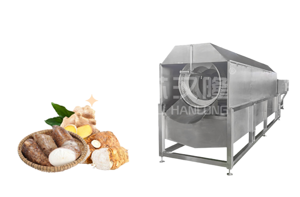 生薑滾筒清洗機